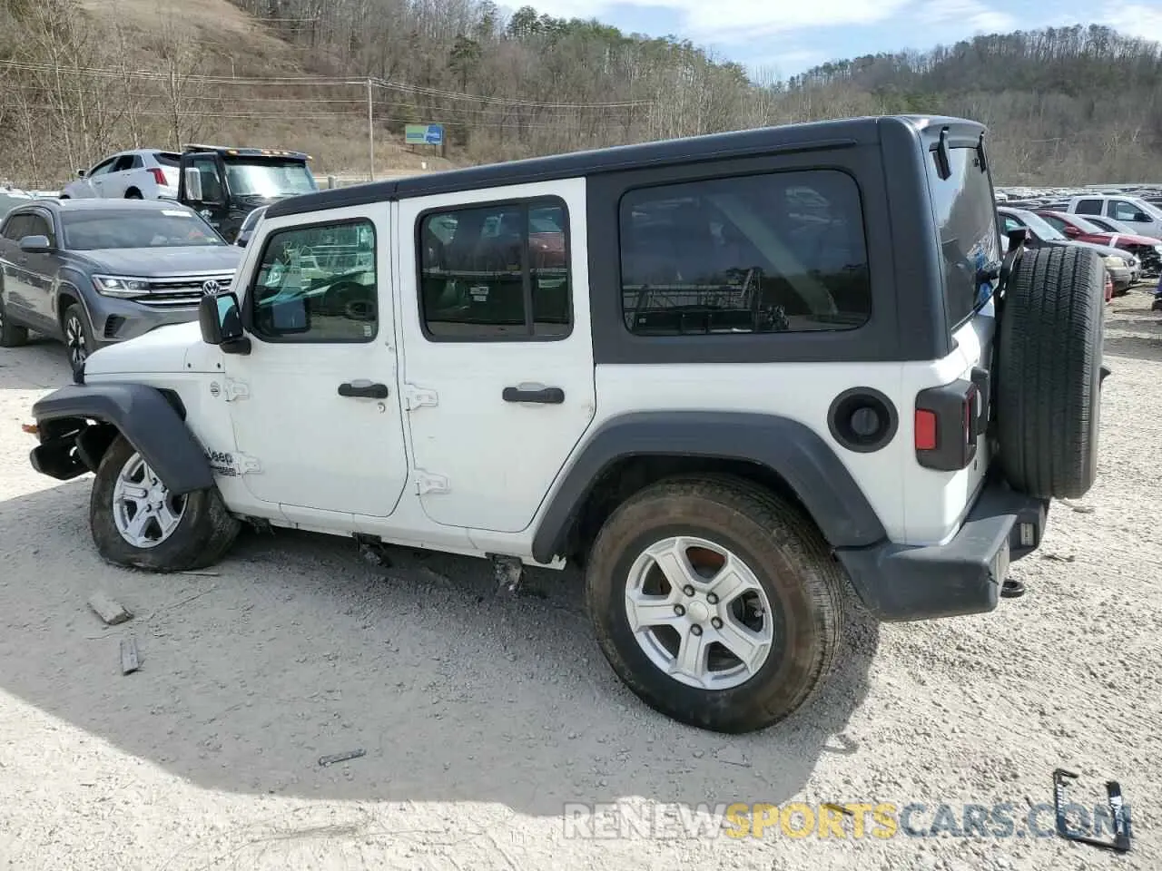 2 Photograph of a damaged car 1C4HJXDN7KW689971 JEEP WRANGLER 2019