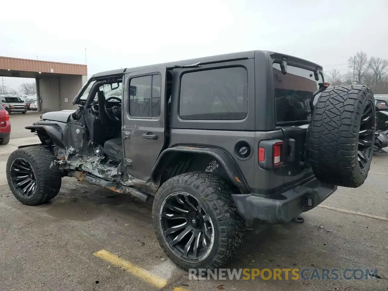 2 Photograph of a damaged car 1C4HJXDN9KW636558 JEEP WRANGLER 2019