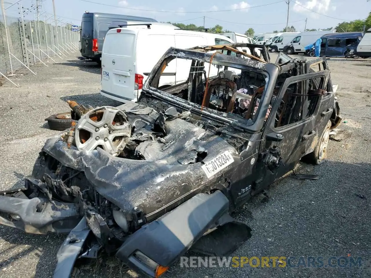 1 Photograph of a damaged car 1C4HJXDN9KW636706 JEEP WRANGLER 2019