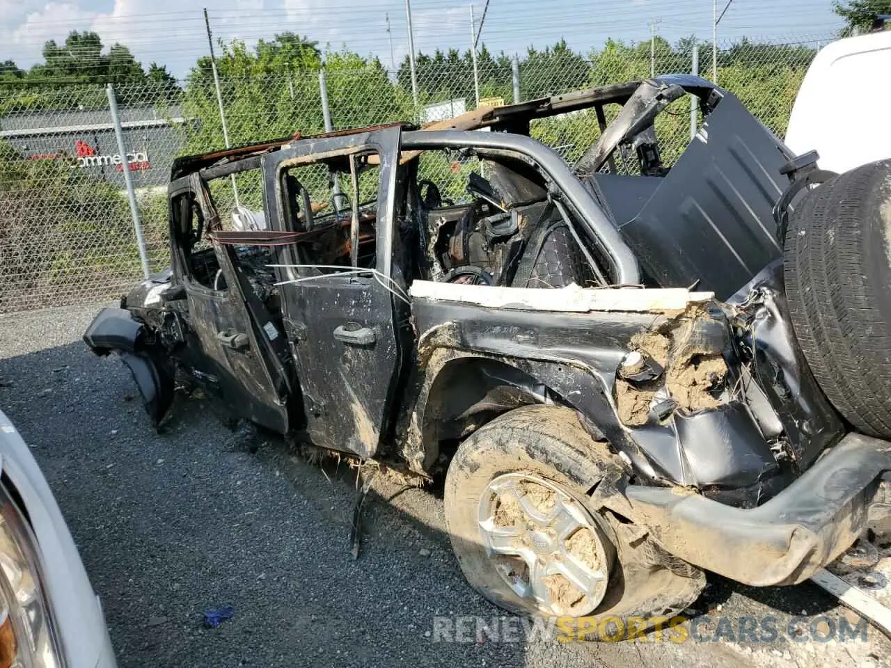 2 Photograph of a damaged car 1C4HJXDN9KW636706 JEEP WRANGLER 2019