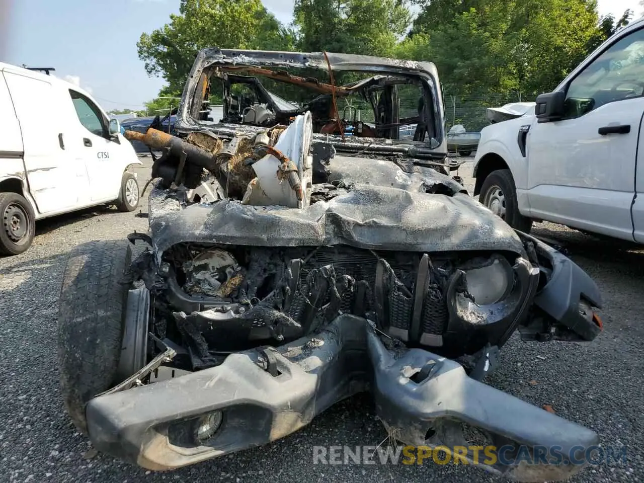 5 Photograph of a damaged car 1C4HJXDN9KW636706 JEEP WRANGLER 2019