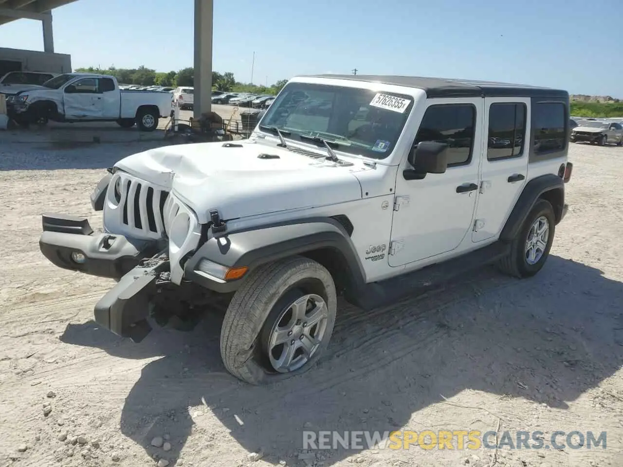 1 Photograph of a damaged car 1C4HJXDNXKW521919 JEEP WRANGLER 2019