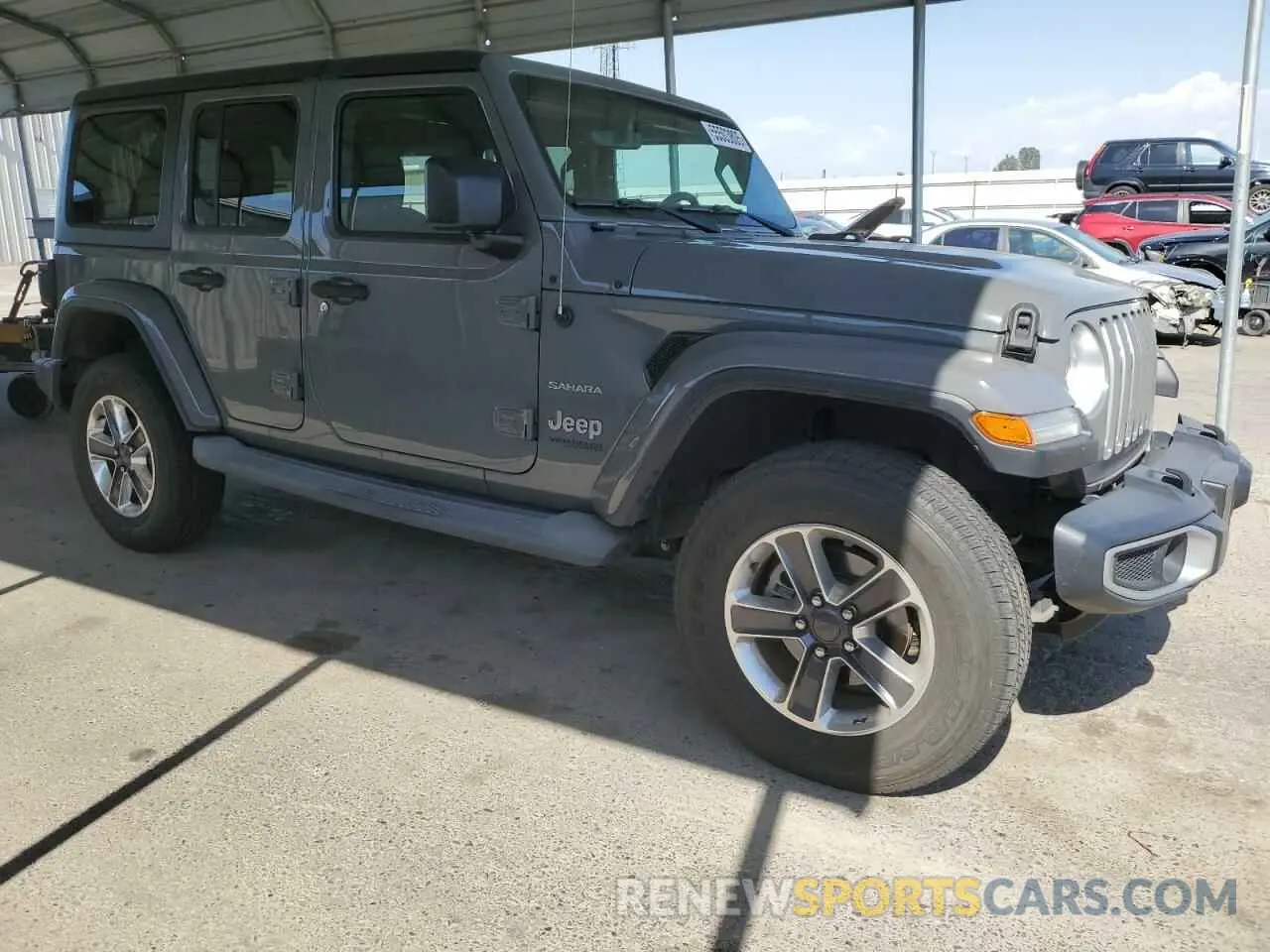 4 Photograph of a damaged car 1C4HJXEG0KW532685 JEEP WRANGLER 2019