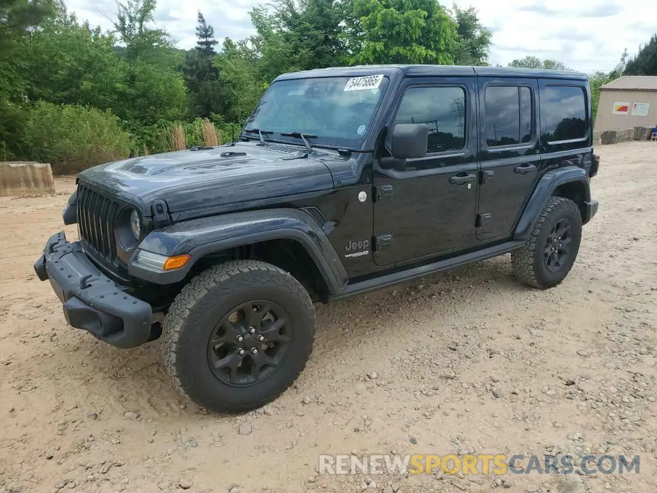 1 Photograph of a damaged car 1C4HJXEG1KW527592 JEEP WRANGLER 2019