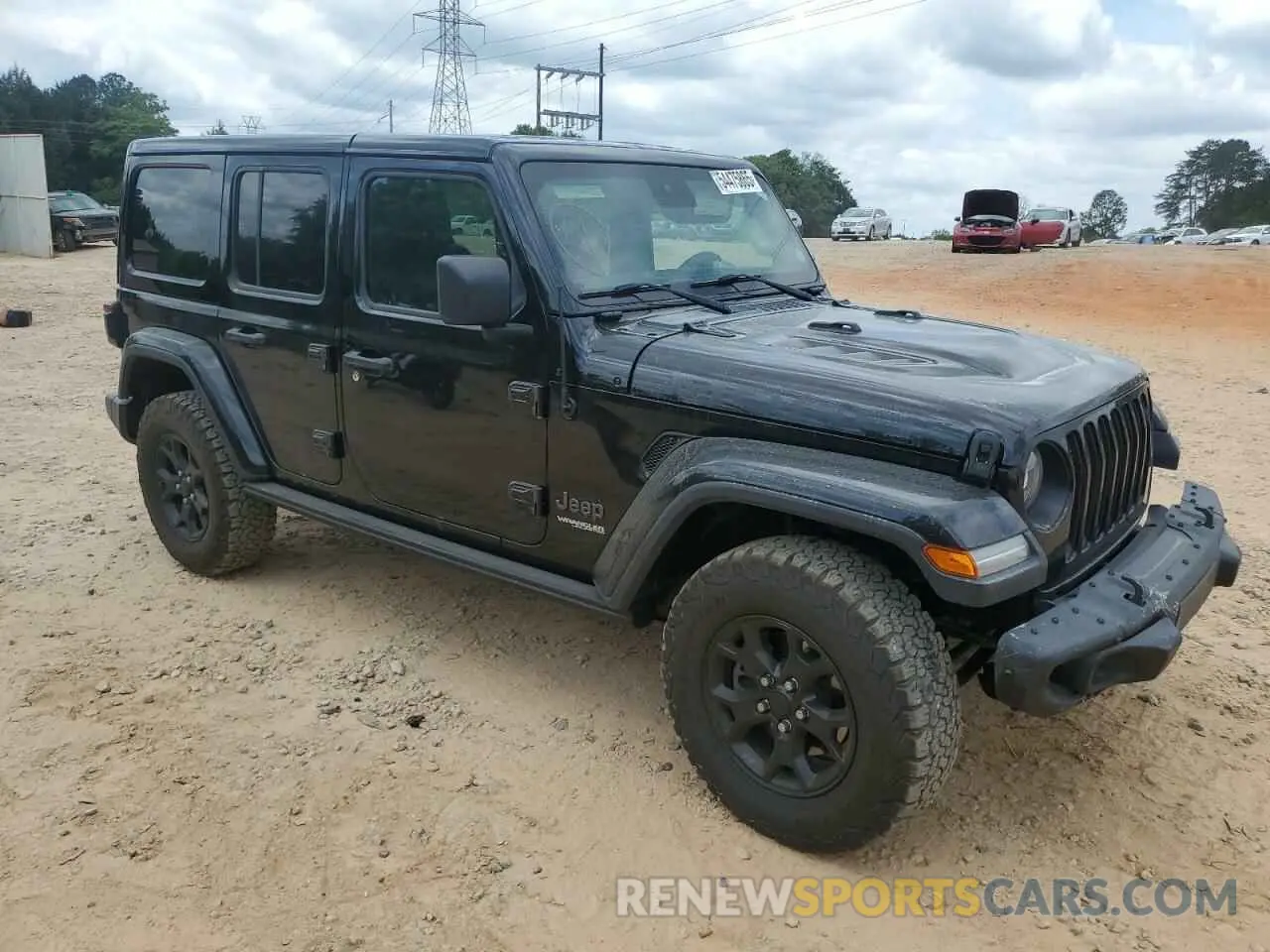 4 Photograph of a damaged car 1C4HJXEG1KW527592 JEEP WRANGLER 2019