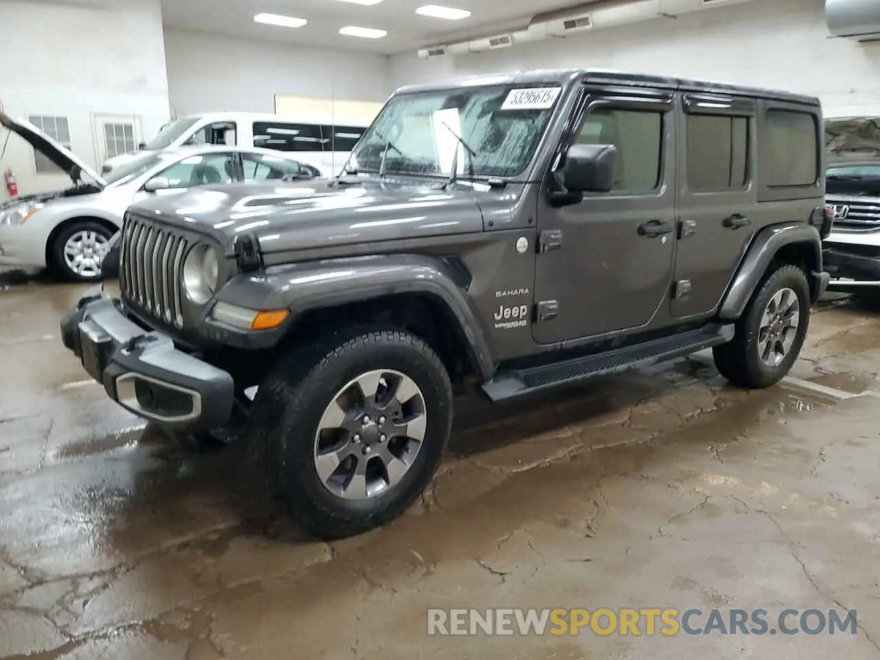 1 Photograph of a damaged car 1C4HJXEG1KW541377 JEEP WRANGLER 2019