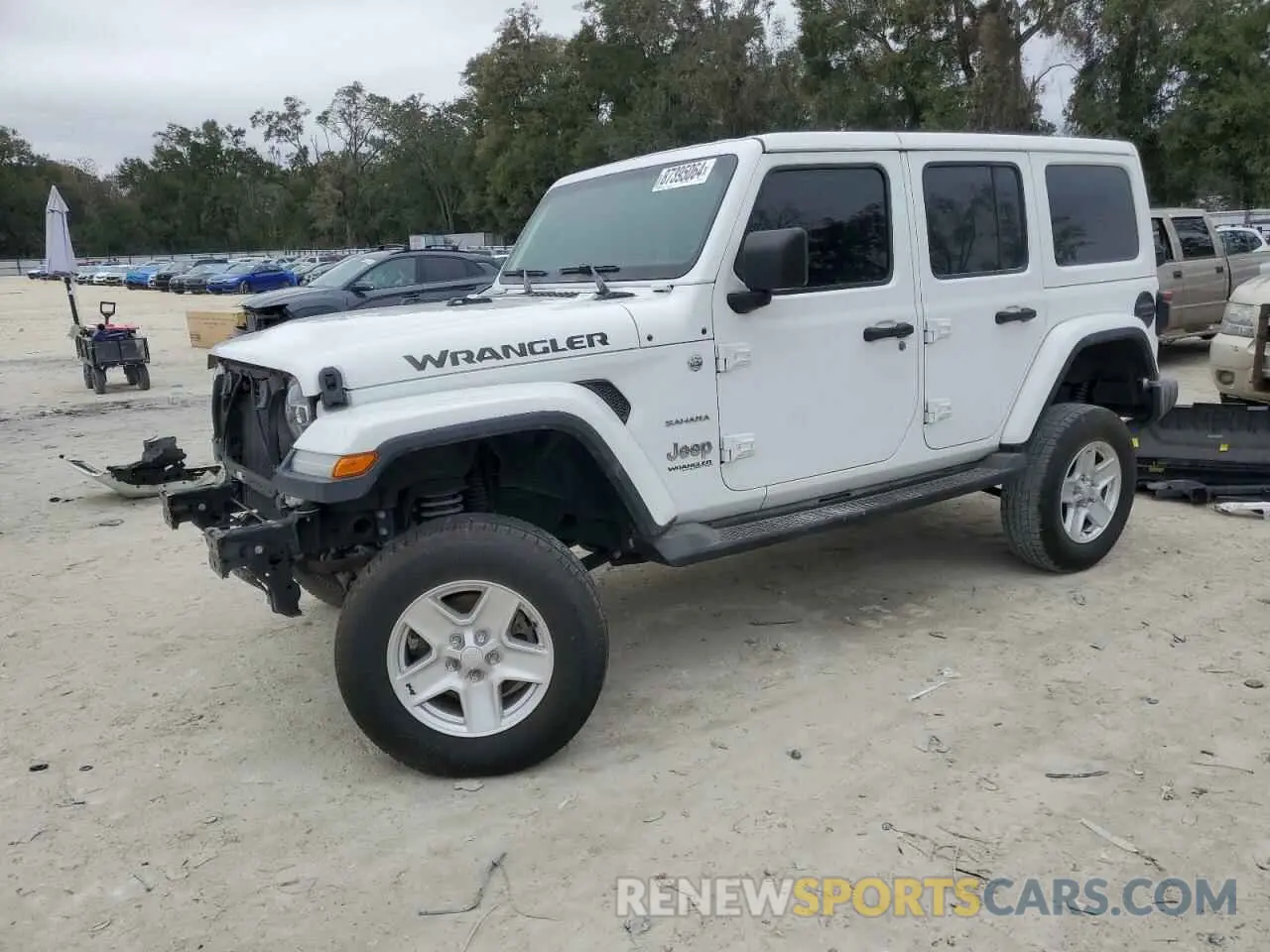 1 Photograph of a damaged car 1C4HJXEG2KW570502 JEEP WRANGLER 2019