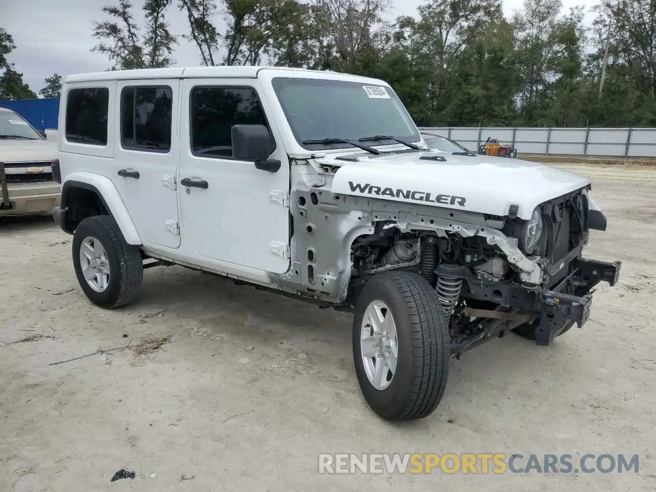 4 Photograph of a damaged car 1C4HJXEG2KW570502 JEEP WRANGLER 2019