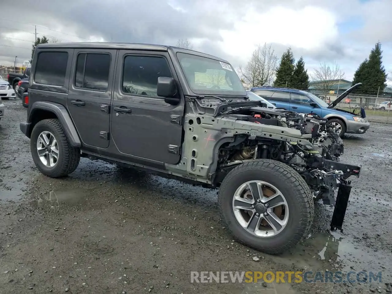 4 Photograph of a damaged car 1C4HJXEG3KW661469 JEEP WRANGLER 2019