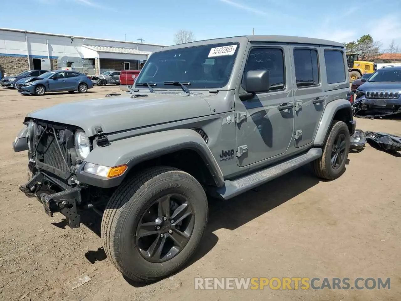 1 Photograph of a damaged car 1C4HJXEG3KW676702 JEEP WRANGLER 2019