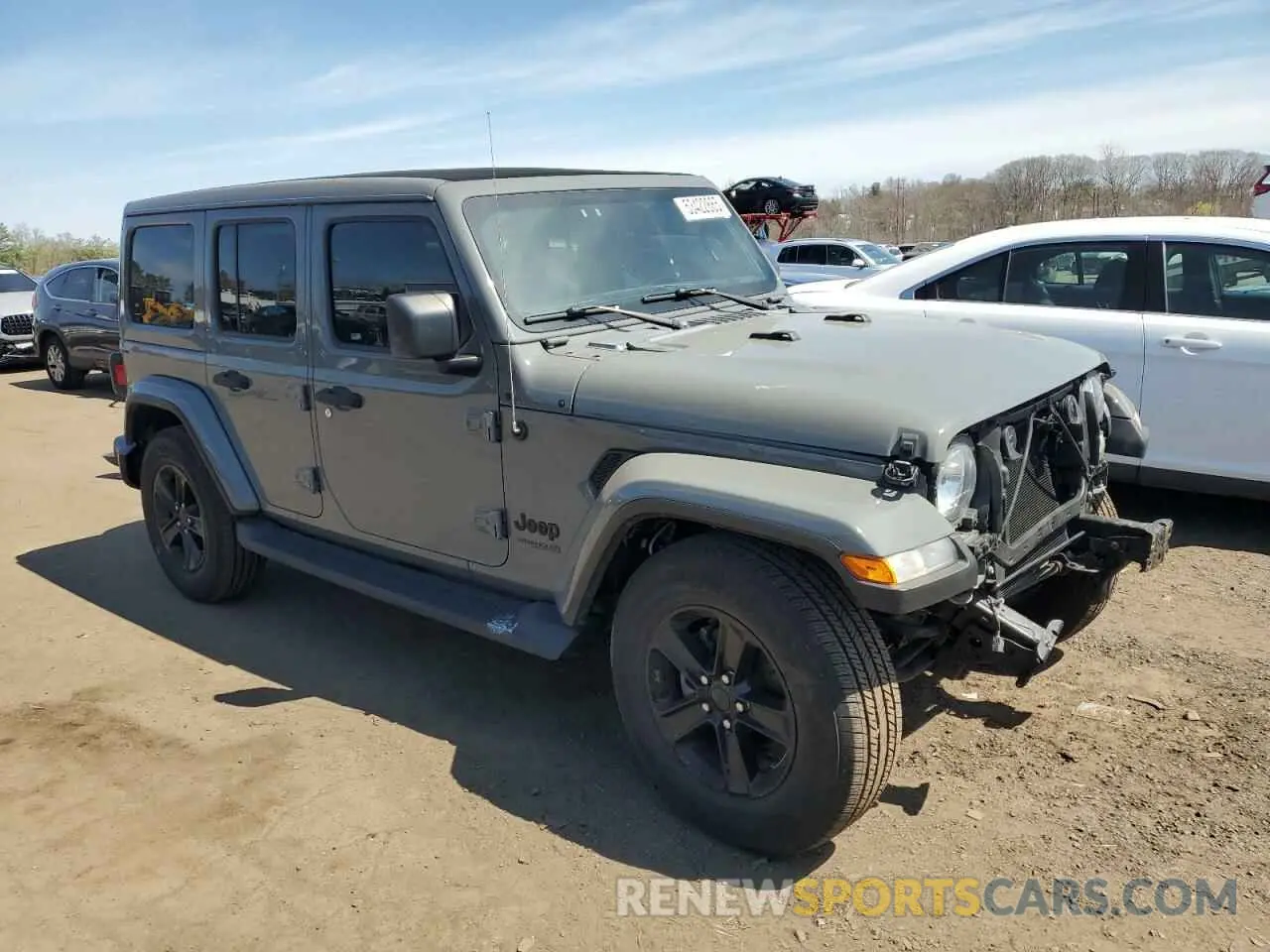4 Photograph of a damaged car 1C4HJXEG3KW676702 JEEP WRANGLER 2019