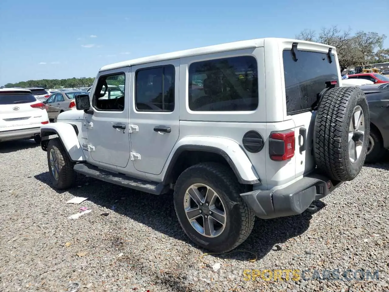 2 Photograph of a damaged car 1C4HJXEG8KW574005 JEEP WRANGLER 2019