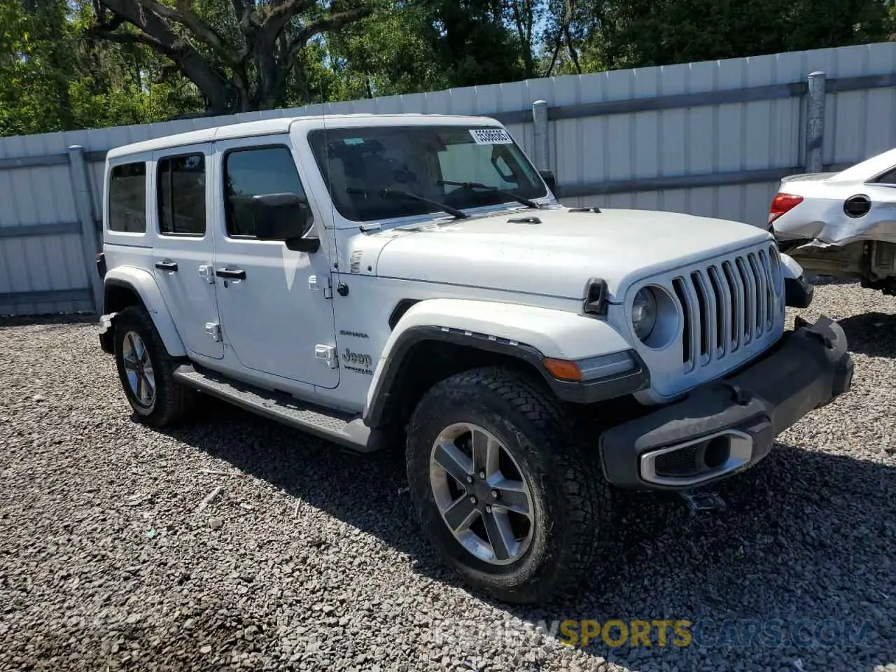4 Photograph of a damaged car 1C4HJXEG8KW574005 JEEP WRANGLER 2019