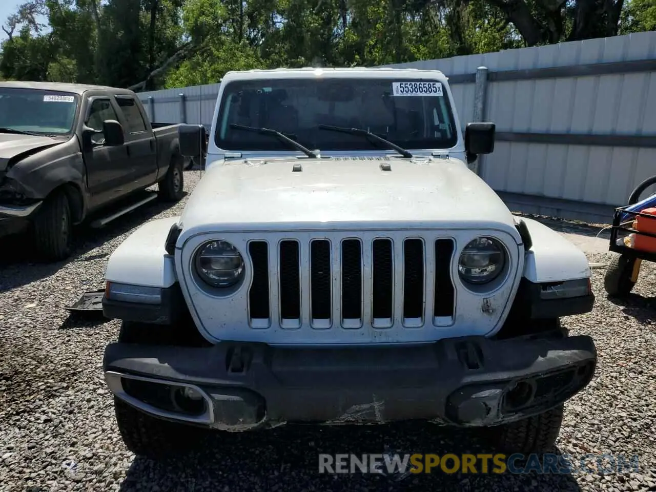 5 Photograph of a damaged car 1C4HJXEG8KW574005 JEEP WRANGLER 2019