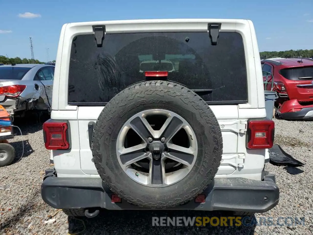 6 Photograph of a damaged car 1C4HJXEG8KW574005 JEEP WRANGLER 2019