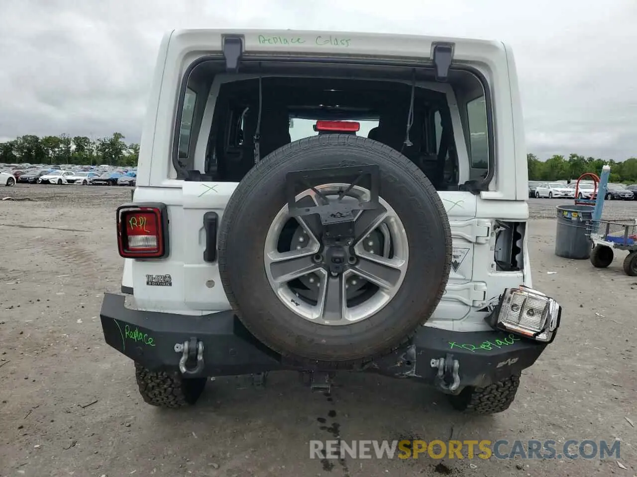 6 Photograph of a damaged car 1C4HJXEG9KW600644 JEEP WRANGLER 2019