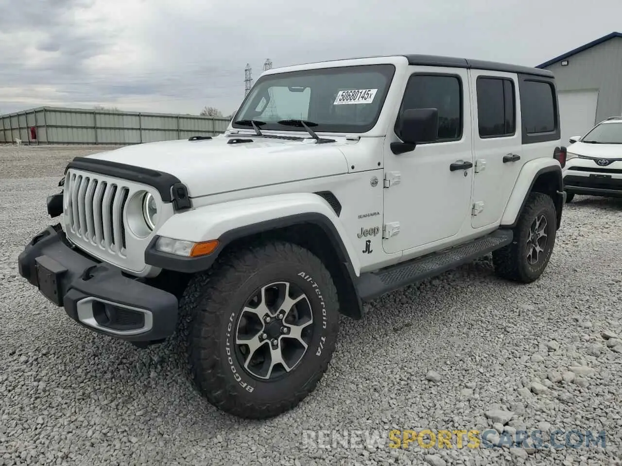 1 Photograph of a damaged car 1C4HJXEGXKW517725 JEEP WRANGLER 2019