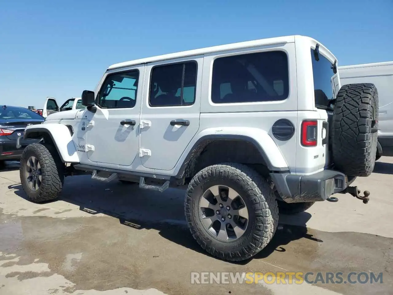 2 Photograph of a damaged car 1C4HJXEGXKW569095 JEEP WRANGLER 2019