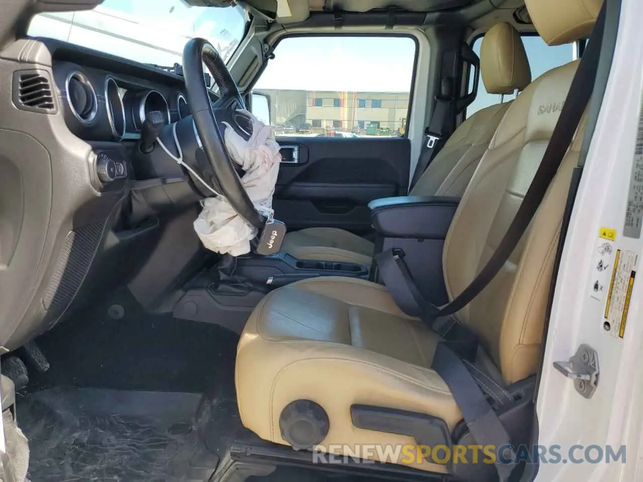 7 Photograph of a damaged car 1C4HJXEGXKW569095 JEEP WRANGLER 2019