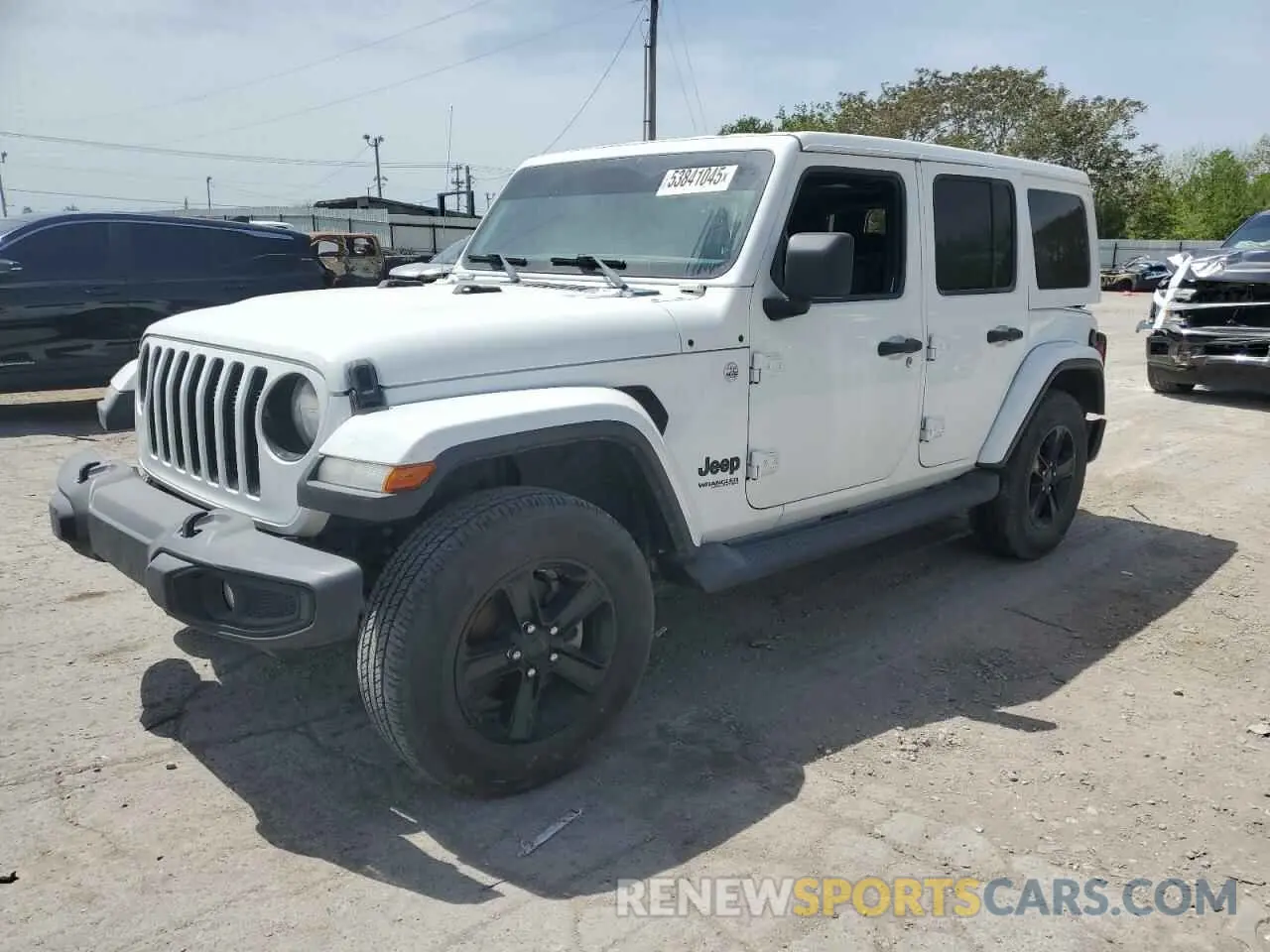 1 Photograph of a damaged car 1C4HJXEGXKW651960 JEEP WRANGLER 2019