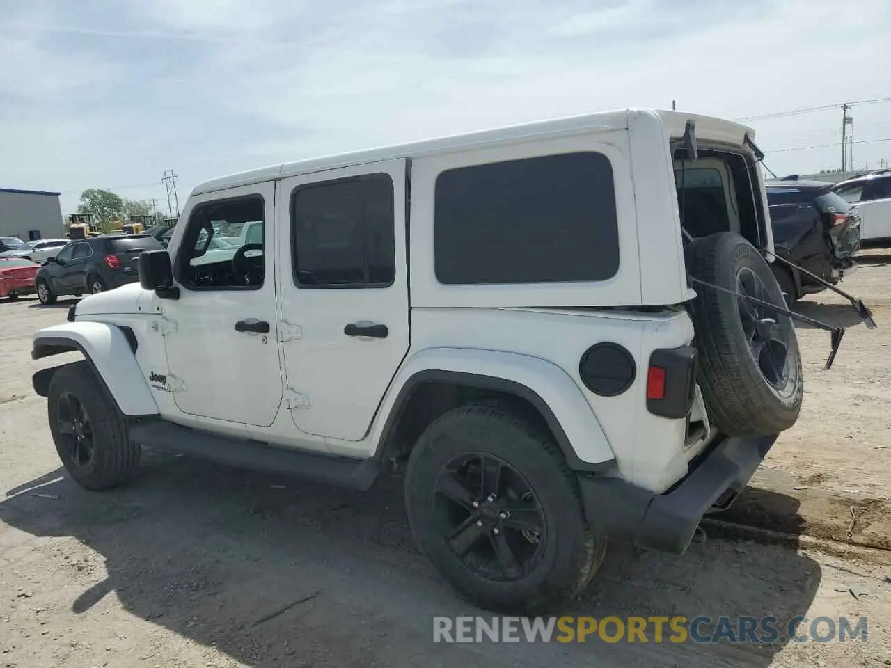 2 Photograph of a damaged car 1C4HJXEGXKW651960 JEEP WRANGLER 2019
