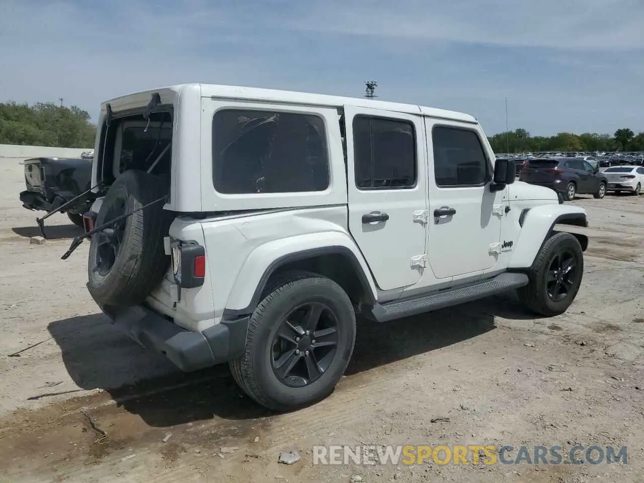 3 Photograph of a damaged car 1C4HJXEGXKW651960 JEEP WRANGLER 2019