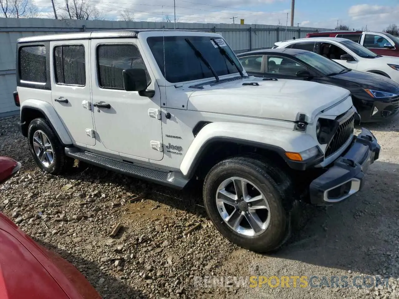 4 Photograph of a damaged car 1C4HJXEN0KW591959 JEEP WRANGLER 2019