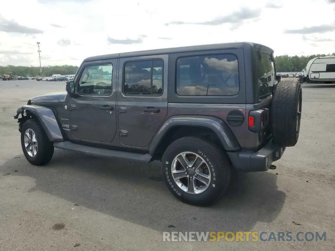 2 Photograph of a damaged car 1C4HJXEN1KW504490 JEEP WRANGLER 2019