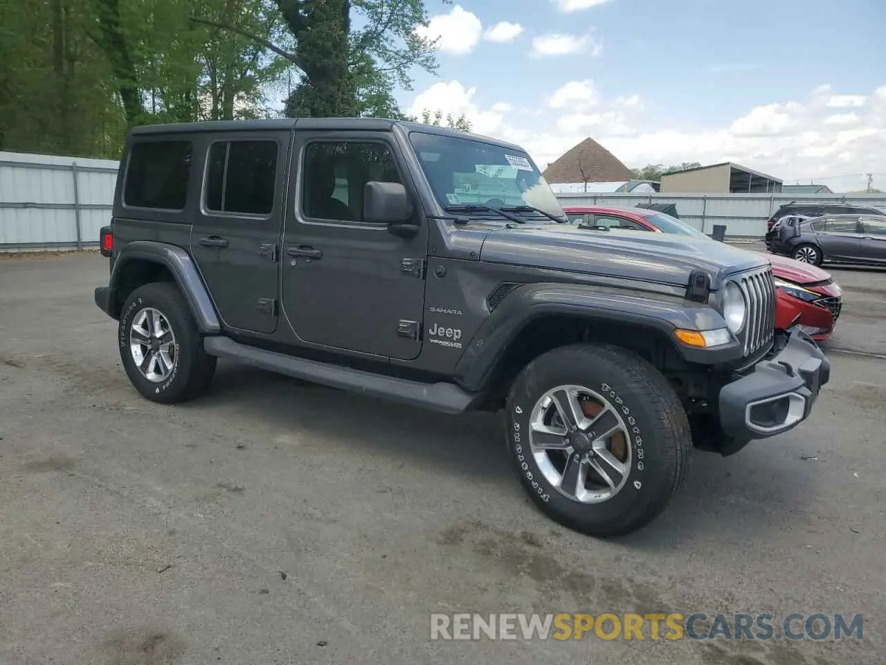 4 Photograph of a damaged car 1C4HJXEN1KW504490 JEEP WRANGLER 2019