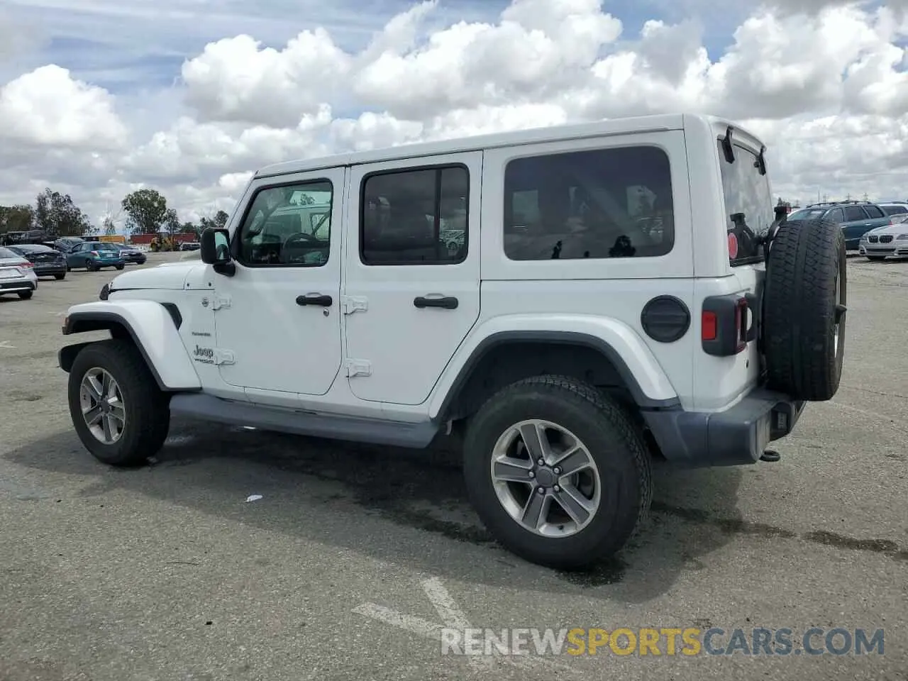 2 Photograph of a damaged car 1C4HJXEN4KW617091 JEEP WRANGLER 2019