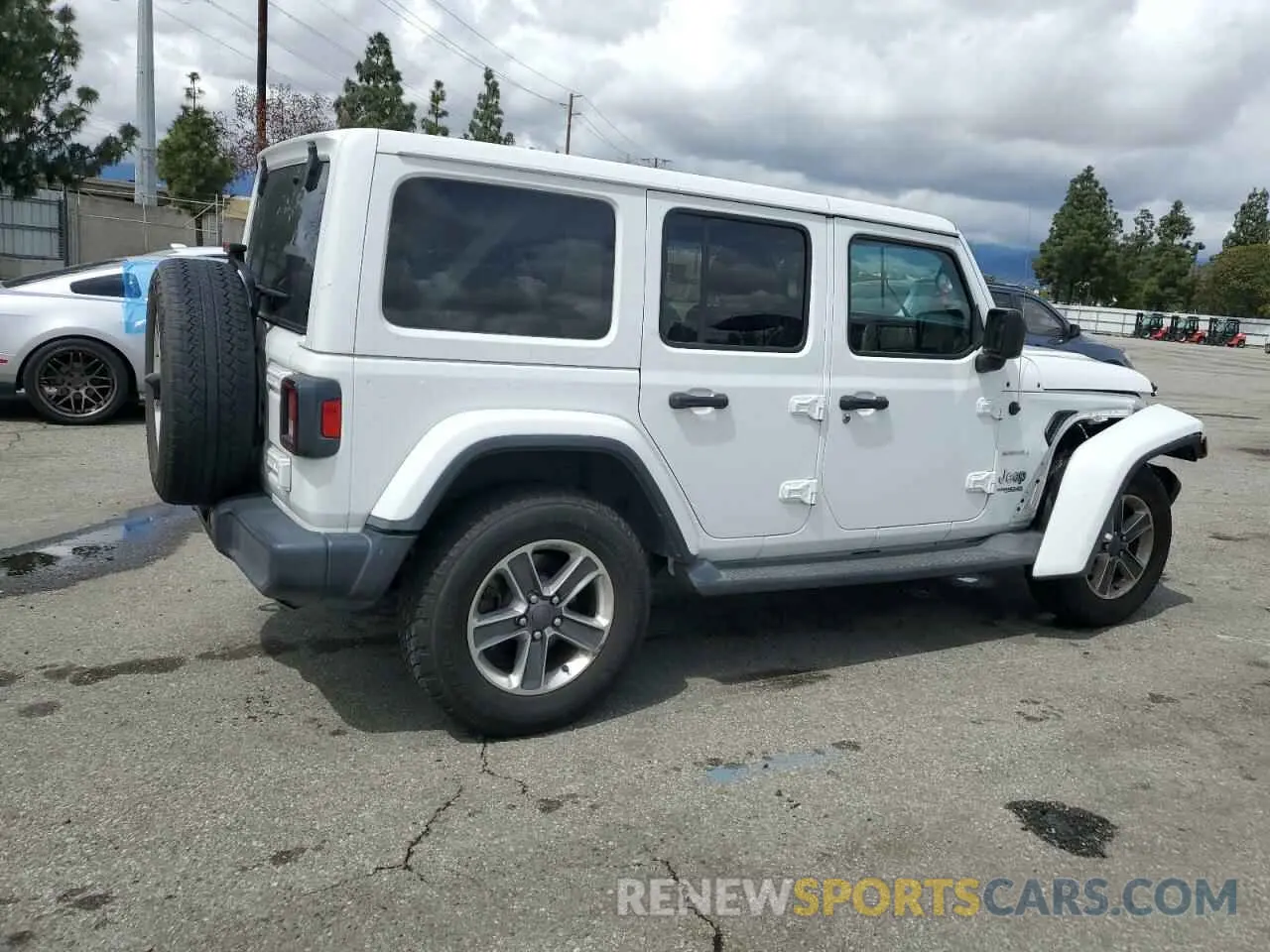 3 Photograph of a damaged car 1C4HJXEN4KW617091 JEEP WRANGLER 2019