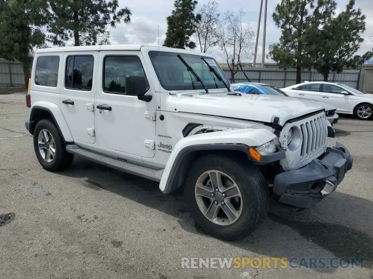 4 Photograph of a damaged car 1C4HJXEN4KW617091 JEEP WRANGLER 2019