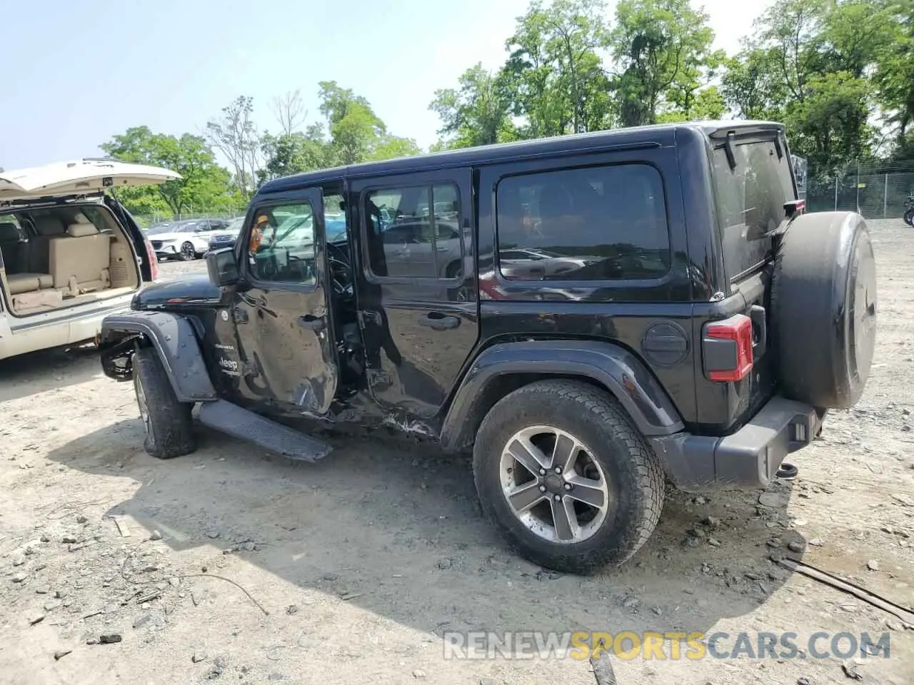 2 Photograph of a damaged car 1C4HJXEN5KW523978 JEEP WRANGLER 2019