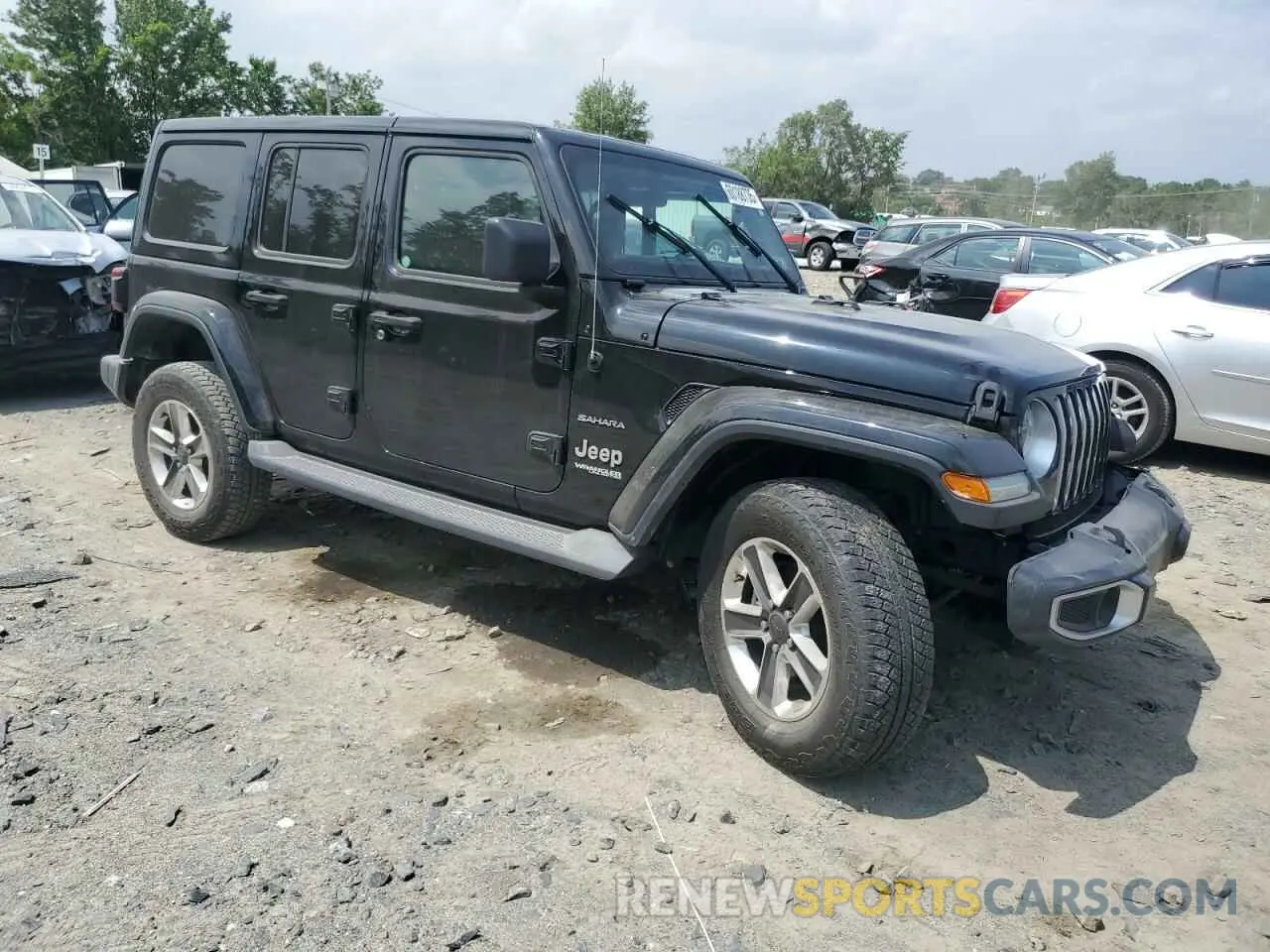 4 Photograph of a damaged car 1C4HJXEN5KW523978 JEEP WRANGLER 2019