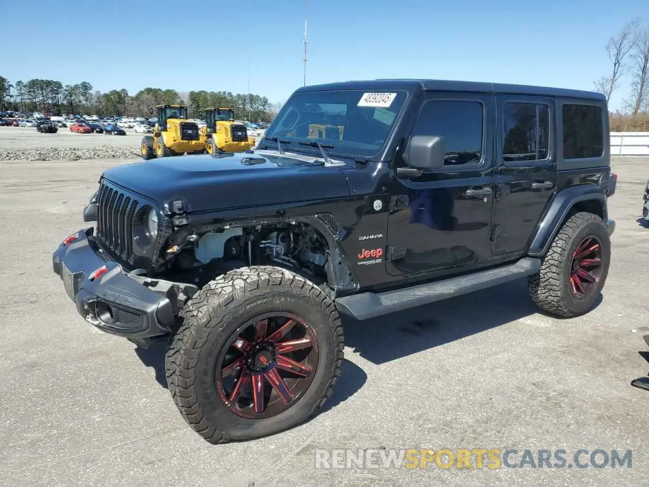 1 Photograph of a damaged car 1C4HJXEN7KW689807 JEEP WRANGLER 2019