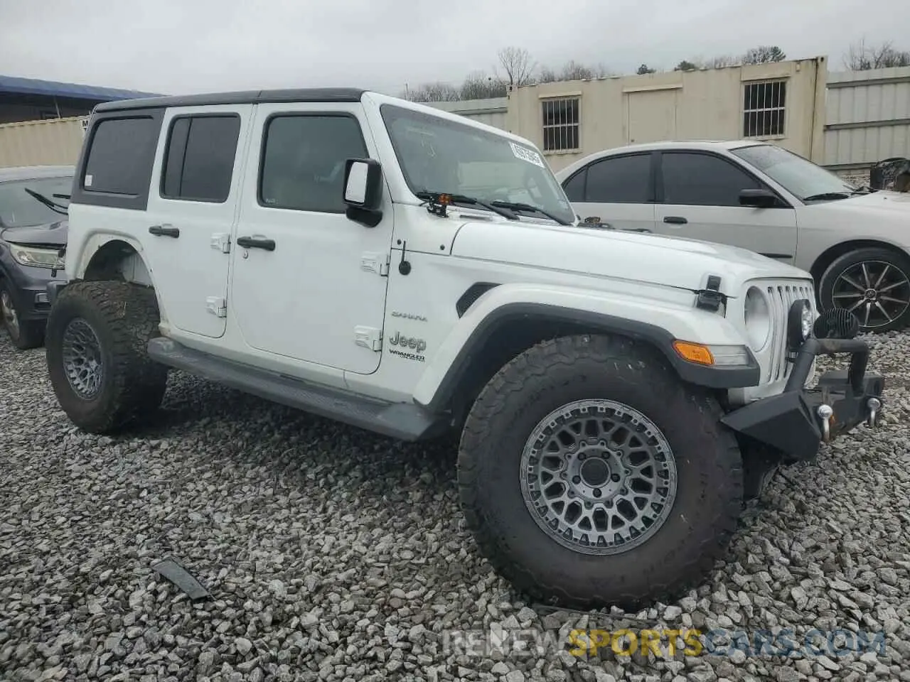 4 Photograph of a damaged car 1C4HJXEN8KW542847 JEEP WRANGLER 2019