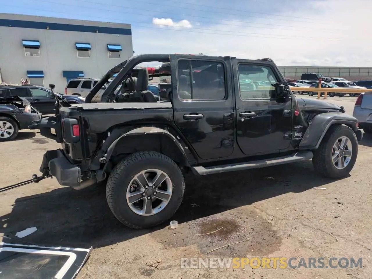 3 Photograph of a damaged car 1C4HJXEN8KW616980 JEEP WRANGLER 2019