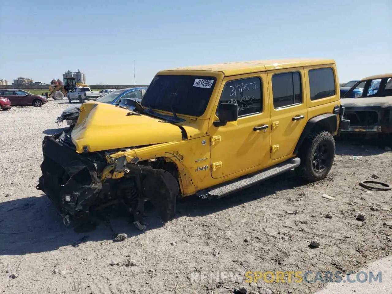 1 Photograph of a damaged car 1C4HJXEN9KW507069 JEEP WRANGLER 2019