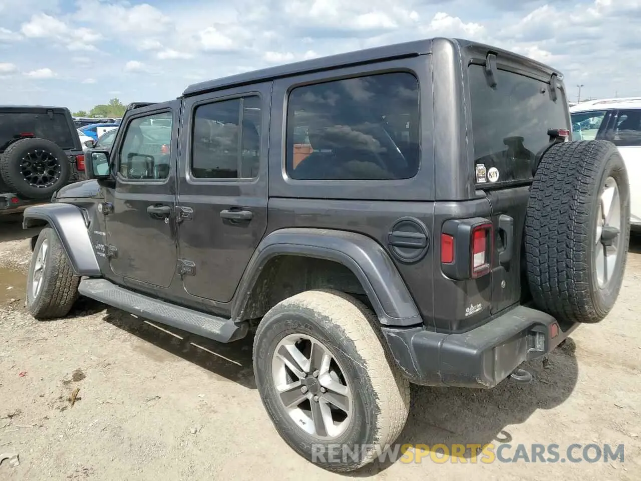 2 Photograph of a damaged car 1C4HJXENXKW521630 JEEP WRANGLER 2019