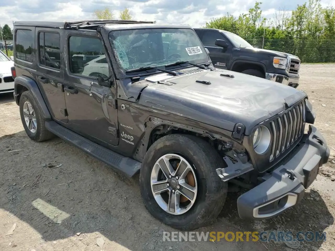 4 Photograph of a damaged car 1C4HJXENXKW521630 JEEP WRANGLER 2019