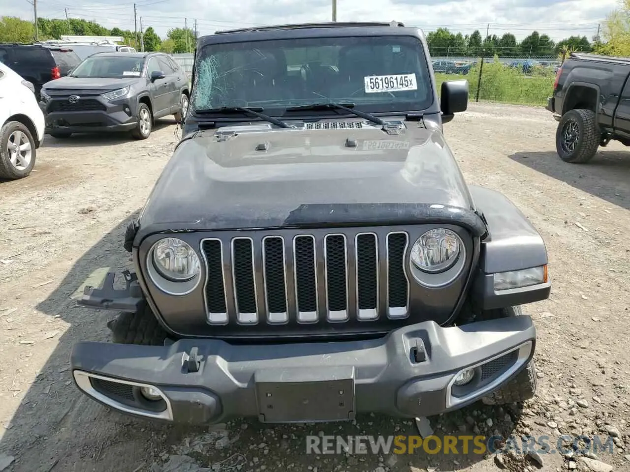 5 Photograph of a damaged car 1C4HJXENXKW521630 JEEP WRANGLER 2019