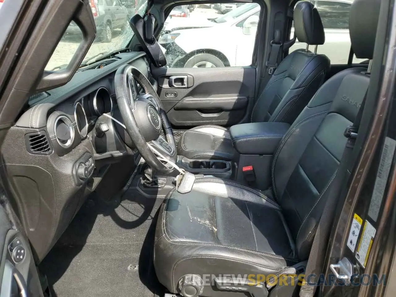 7 Photograph of a damaged car 1C4HJXENXKW521630 JEEP WRANGLER 2019
