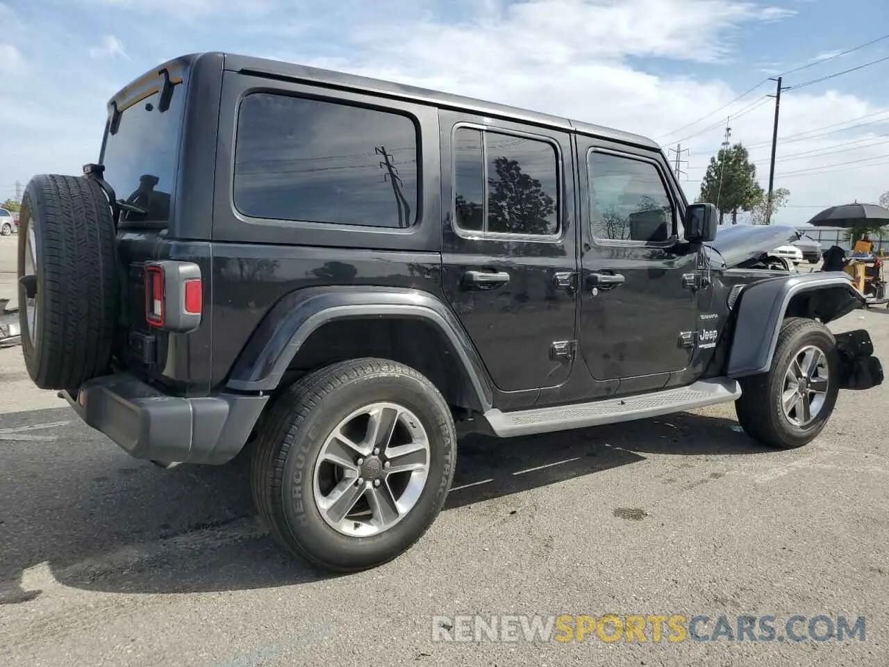 3 Photograph of a damaged car 1C4HJXENXKW590186 JEEP WRANGLER 2019