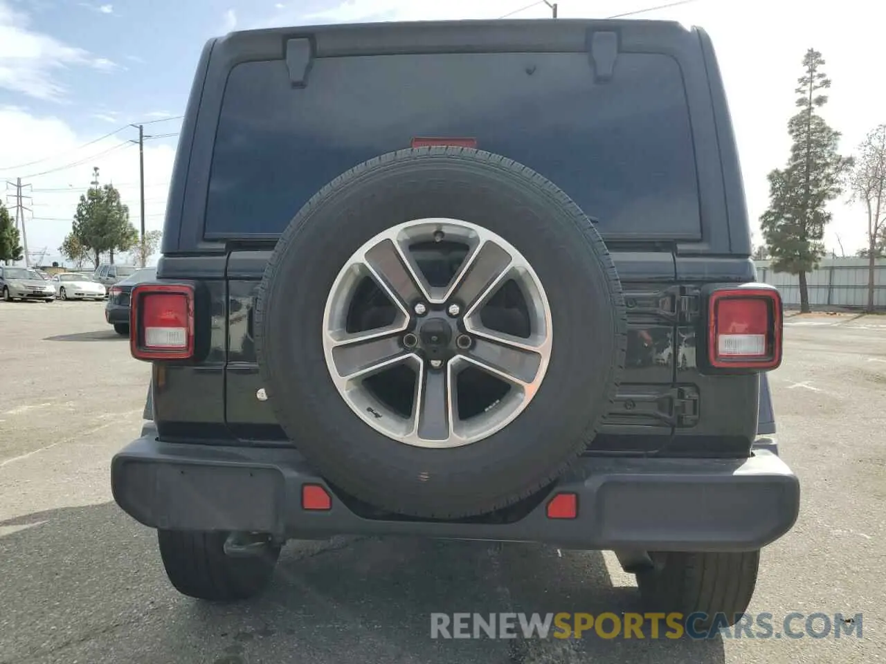 6 Photograph of a damaged car 1C4HJXENXKW590186 JEEP WRANGLER 2019