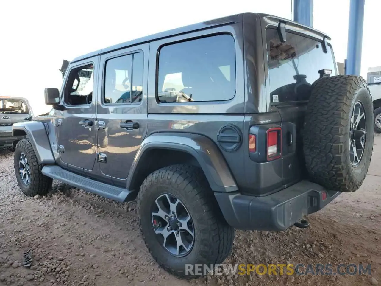 2 Photograph of a damaged car 1C4HJXENXKW617130 JEEP WRANGLER 2019