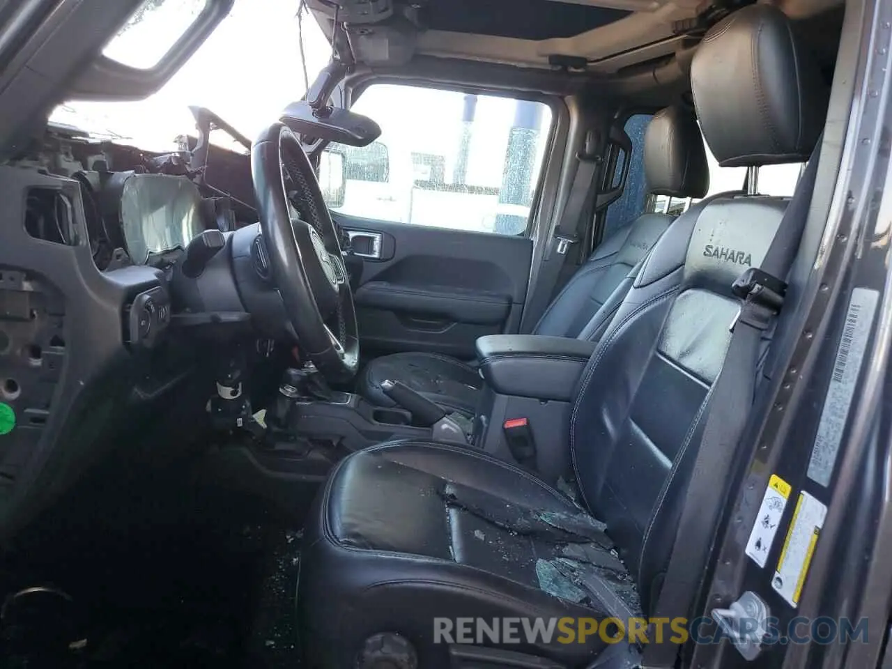 7 Photograph of a damaged car 1C4HJXENXKW617130 JEEP WRANGLER 2019
