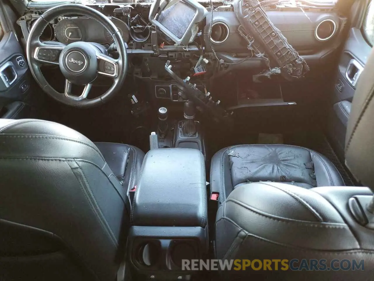 8 Photograph of a damaged car 1C4HJXENXKW617130 JEEP WRANGLER 2019