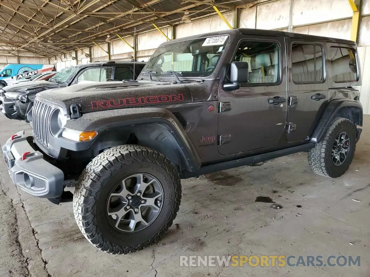 1 Photograph of a damaged car 1C4HJXFG1KW610292 JEEP WRANGLER 2019