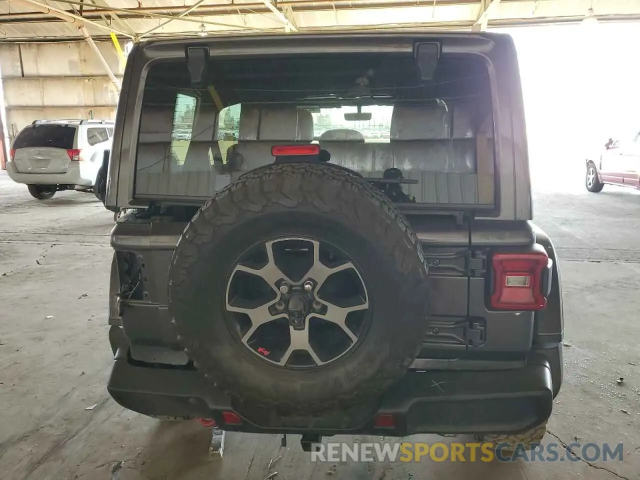 6 Photograph of a damaged car 1C4HJXFG1KW610292 JEEP WRANGLER 2019