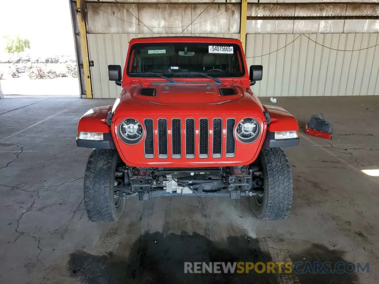 5 Photograph of a damaged car 1C4HJXFG2KW626761 JEEP WRANGLER 2019